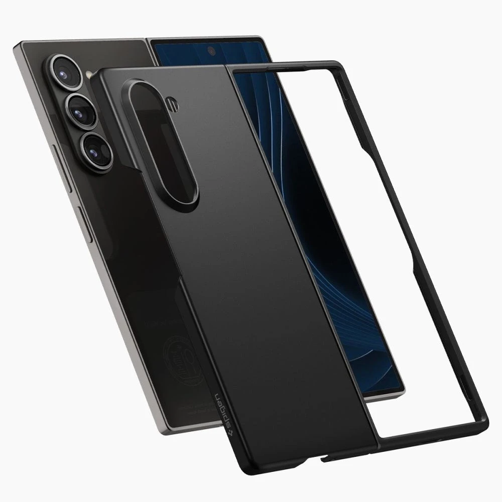 Spigen Airskin – dėklas skirtas Samsung Galaxy Z Fold 6 Juodas