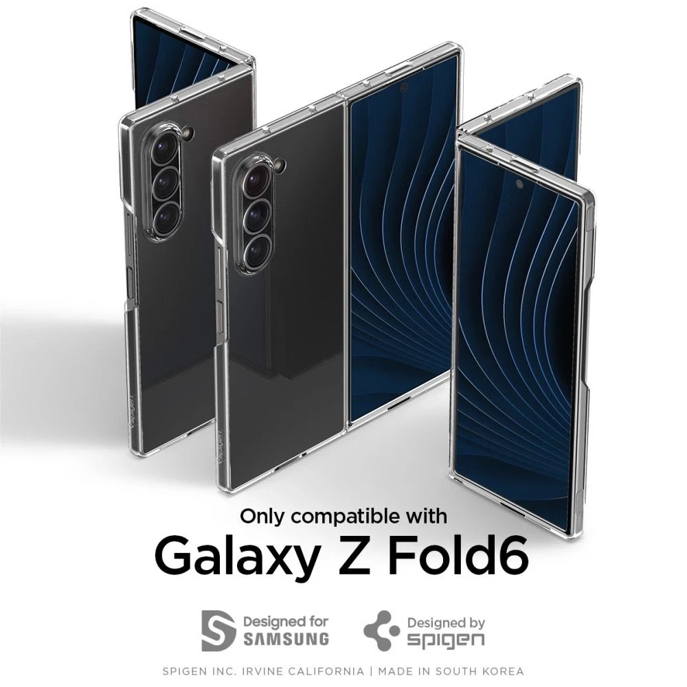 Spigen Airskin – dėklas skirtas Samsung Galaxy Z Fold 6 Crystal Clear