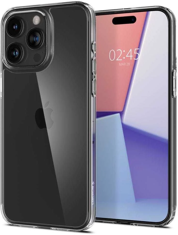 Apple iPhone 15 Pro Max Spigen Airskin Hybrid Crystal dėklas telefonui skaidrus