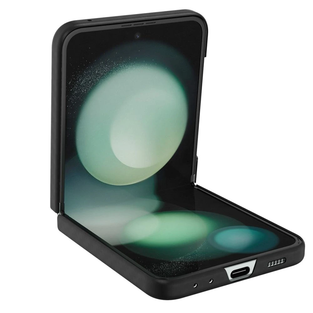 Samsung Galaxy Z FLIP 5 Spigen Airskin "Pro" telefono dėklas juodos spalvos