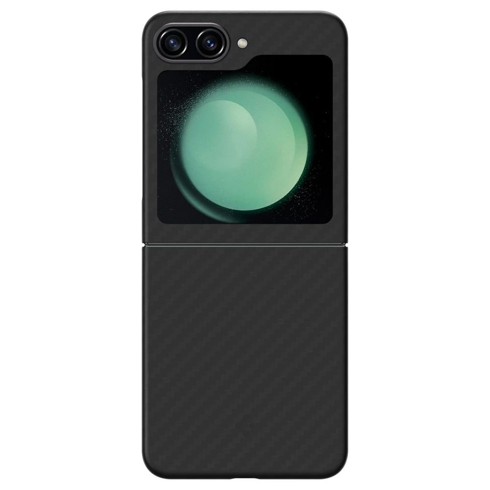 Samsung Galaxy Z FLIP 5 Spigen Airskin "Pro" telefono dėklas juodos spalvos