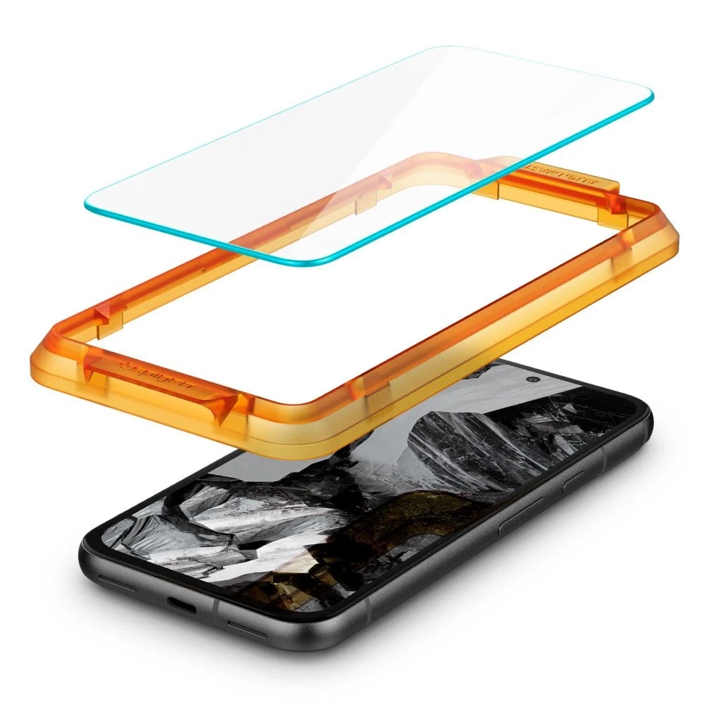 Apsauginis stiklas Google Pixel 8A Spigen ALM Glas.tr 2-pack skaidrus
