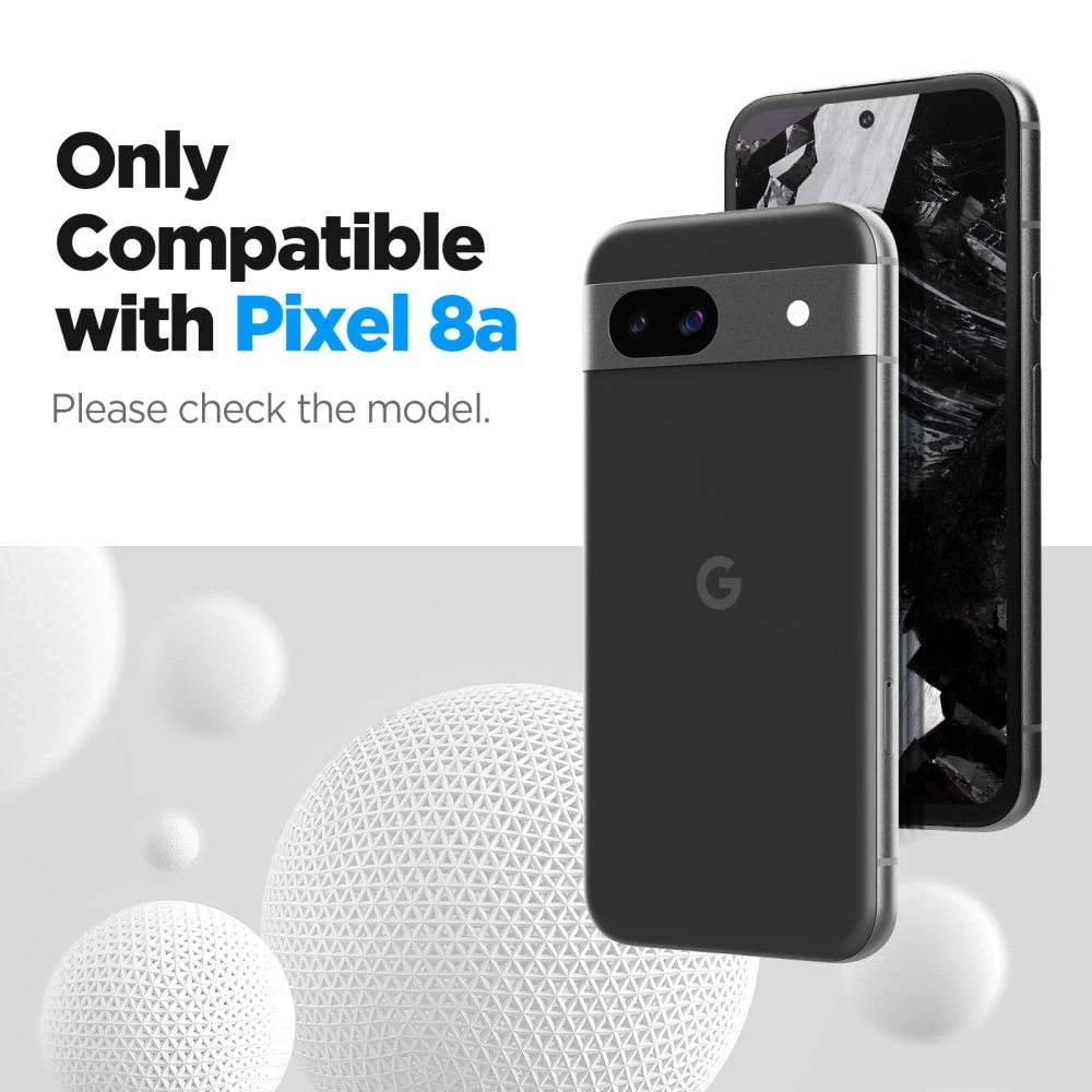 Apsauginis stiklas Google Pixel 8A Spigen ALM Glas.tr 2-pack skaidrus
