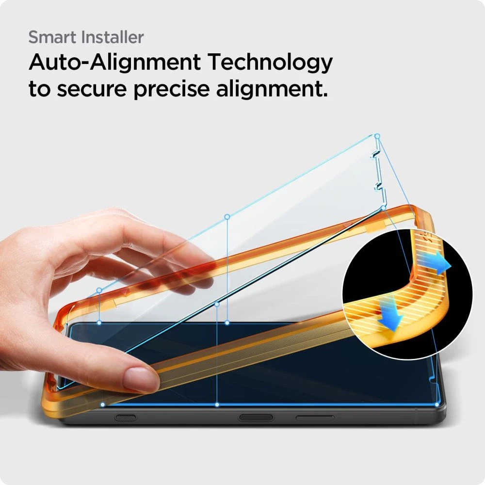 „Spigen Glass tR AlignMaster“ 2 vnt. pakuotė – „Sony Xperia 1 VI“