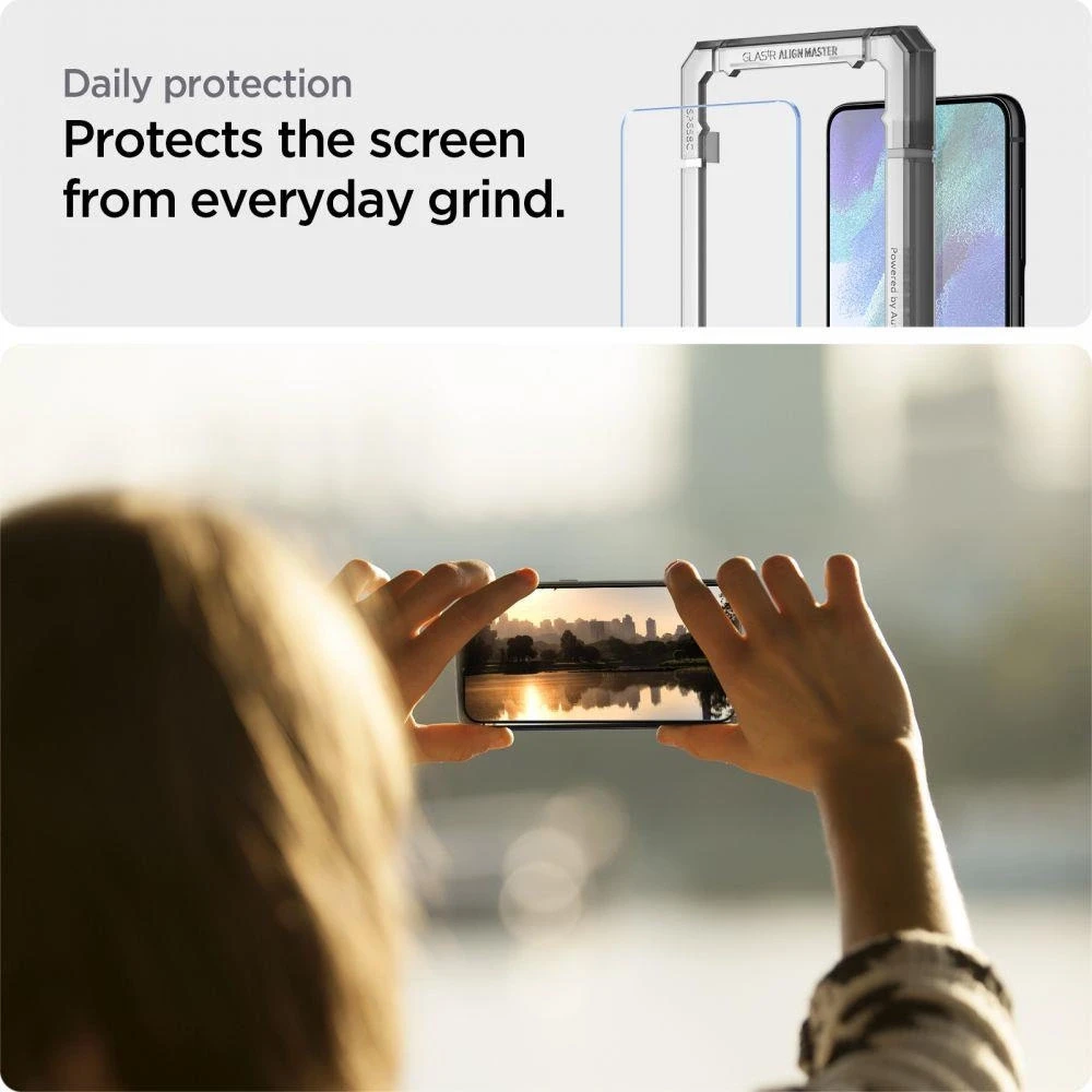Apsauginis stiklas Spigen ALM GLAS.TR 2-pack Samsung Galaxy S21 FE
