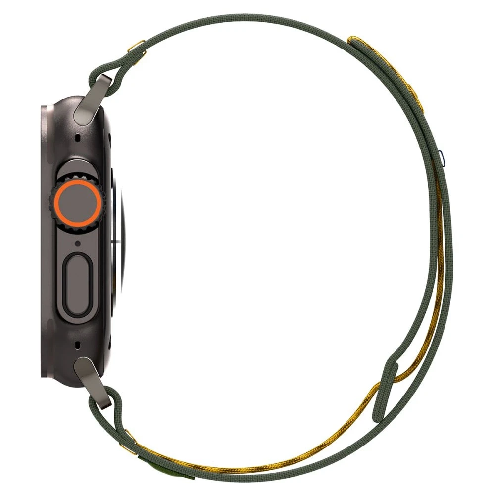 Žalia apyrankė Apple Watch 6 / 7 / 8 / 9 / 10 / SE / Ultra 1 / 2 ( 44 / 45 / 46 / 49 mm) laikrodžiui „Spigen Athlex Air”