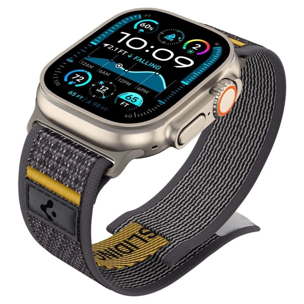 Apyrankė Spigen Athlex Air for Apple Watch 6/7/8/9/10/SE/Ultra 1/Ultra 2 (44/45/46/49 mm) pilkos spalvos