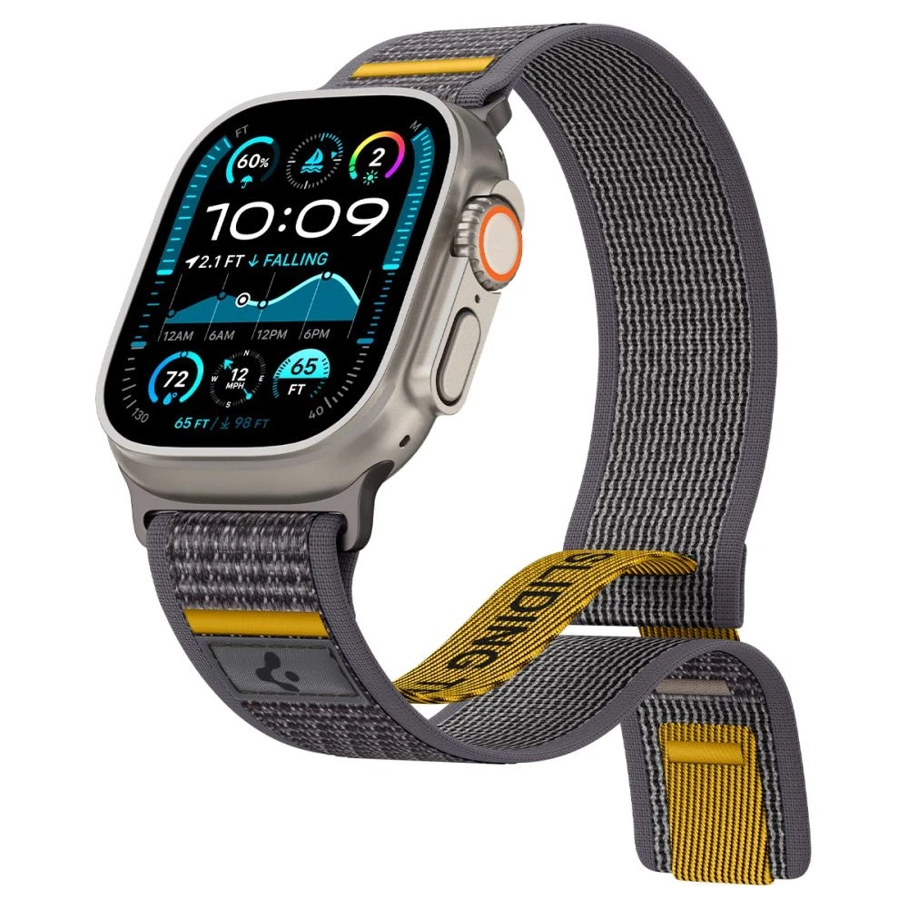 Apyrankė Spigen Athlex Air for Apple Watch 6/7/8/9/10/SE/Ultra 1/Ultra 2 (44/45/46/49 mm) pilkos spalvos