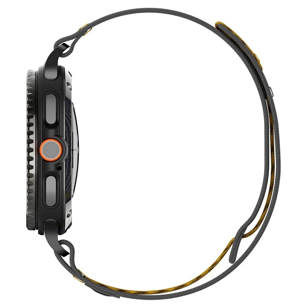 Spigen Athlex Air aktyvus dirželis, juodas - Samsung Galaxy Watch 8 46 mm/44 mm/40 mm