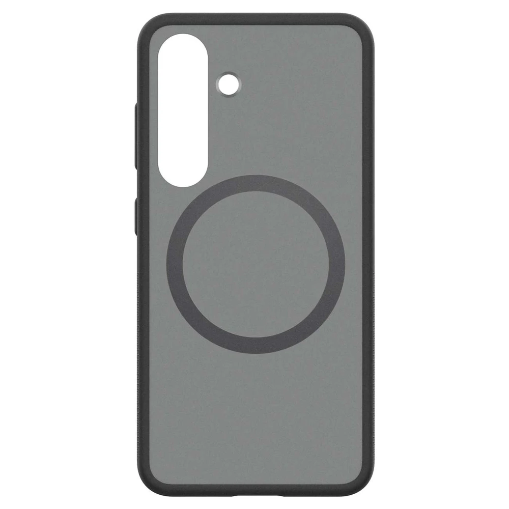 Spigen Capella GP-FPS931PGBJW silikoninis dėklas su MagFit Magnetic Ring skirtas Samsung Galaxy S25 – juodos spalvos