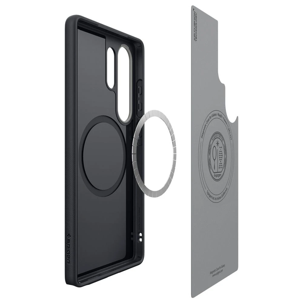 Spigen Caseology Nano Pop dėklas skirtas Samsung Galaxy S25 Ultra – juodos spalvos
