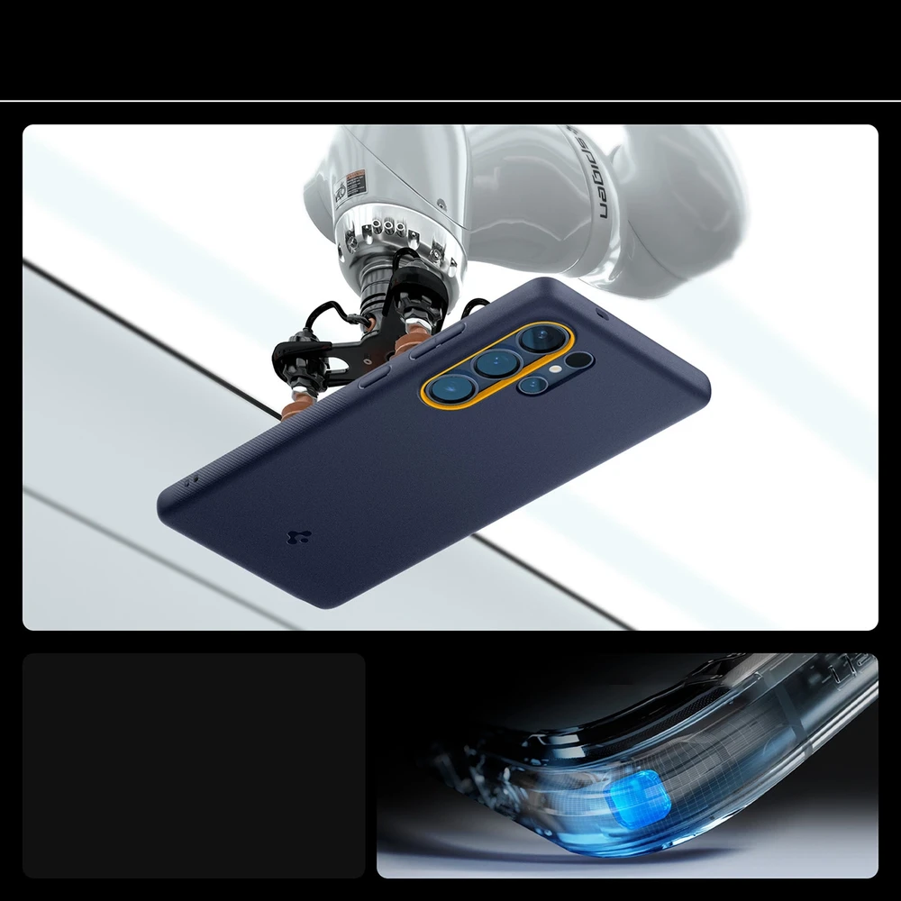 Dėklas Spigen Nano Pop MagSafe, mėlyna (blueberry navy) – Samsung Galaxy S25 Ultra