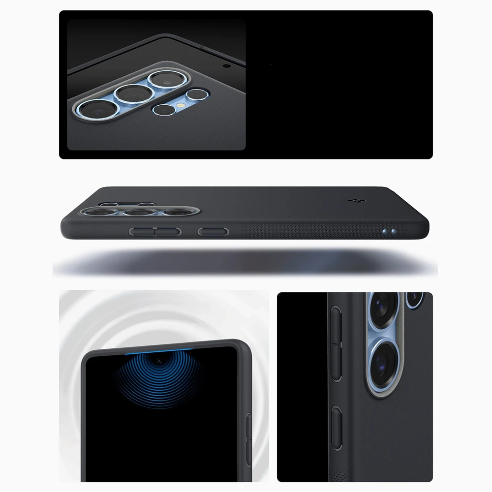 Spigen Caseology Nano Pop dėklas skirtas Samsung Galaxy S25 Ultra – juodos spalvos