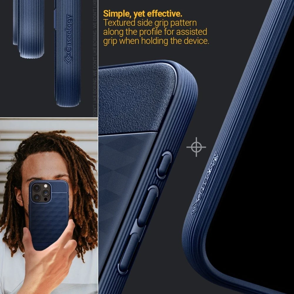Spigen CASEOLOGY PARALLAX MAG MAGSAFE Apple iPhone 15 PRO MAX dėklas telefonui mėlynos spalvos