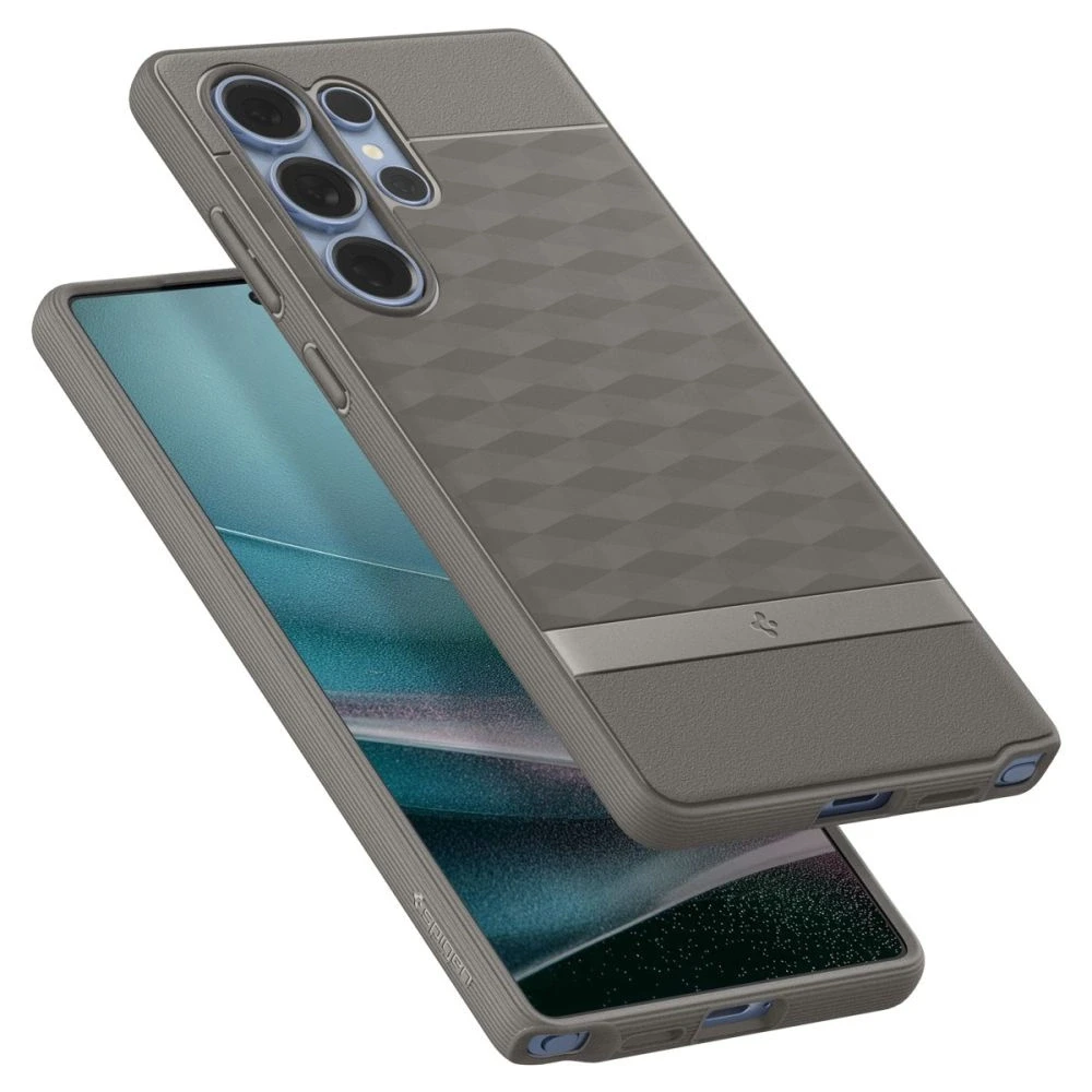 Spigen Caseology Parallax Mag MagSafe Samsung Galaxy S25 Ultra – dėklas telefonui pilkos spalvos
