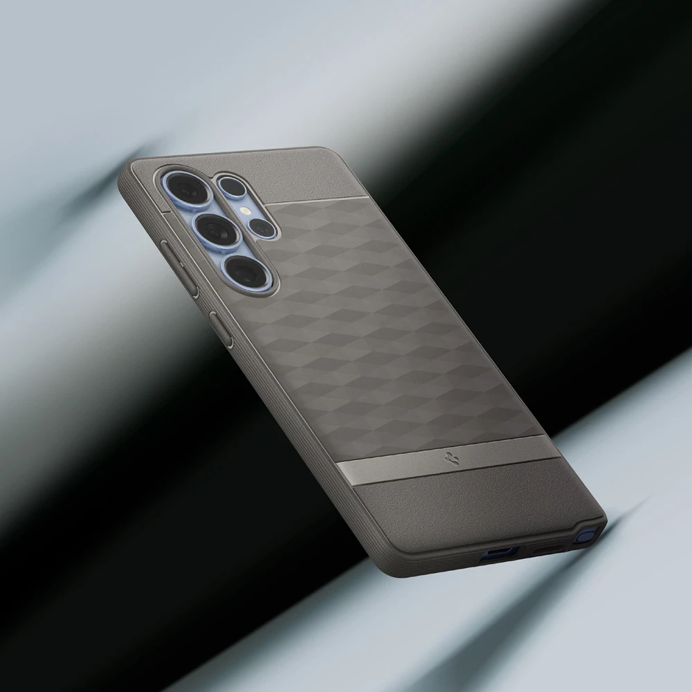 Spigen Caseology Parallax Mag MagSafe Samsung Galaxy S25 Ultra – dėklas telefonui pilkos spalvos
