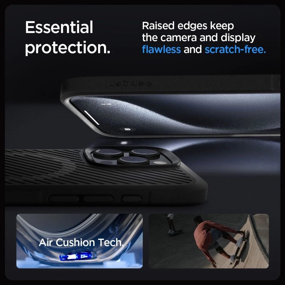 Spigen Core Armor Mag MagSafe Apple iPhone 16 Pro Max – dėklas telefonui juodos matinės spalvos