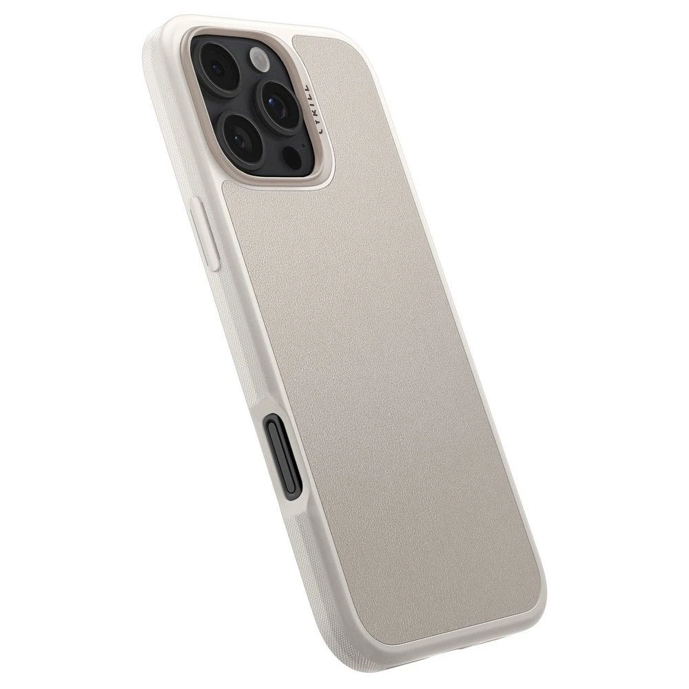 Dėklas „Spigen Cyrill Kajuk MagSafe“, kreminės spalvos – „Apple iPhone 16 Pro“