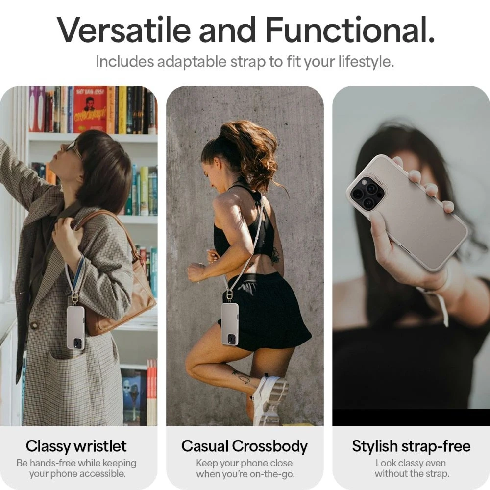 Spigen Cyrill Kajuk Classic Charm Mag MagSafe - dėklas skirtas Apple iPhone 16 Pro Max Kreminis