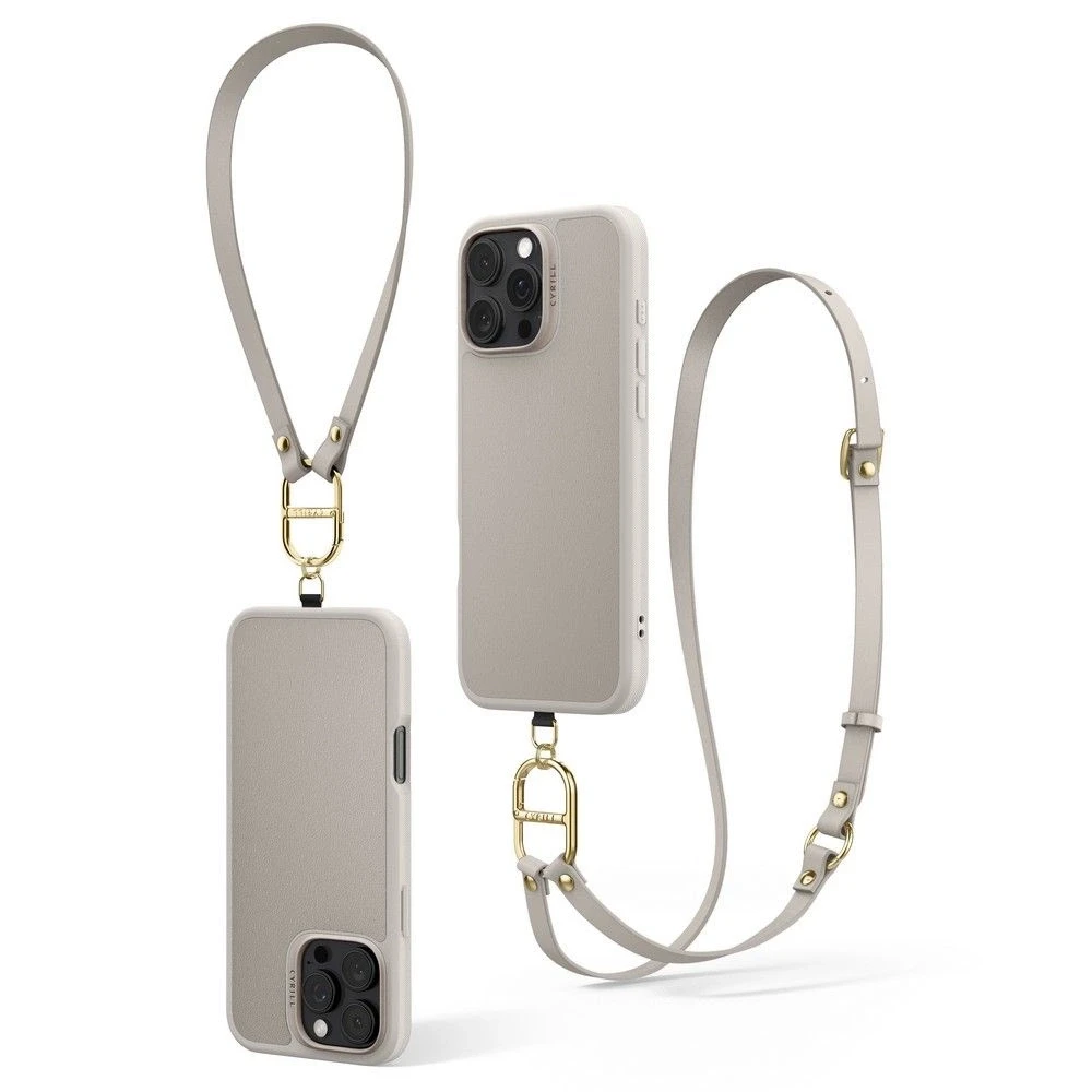 Spigen Cyrill Kajuk Classic Charm Mag MagSafe - dėklas skirtas Apple iPhone 16 Pro Max Kreminis
