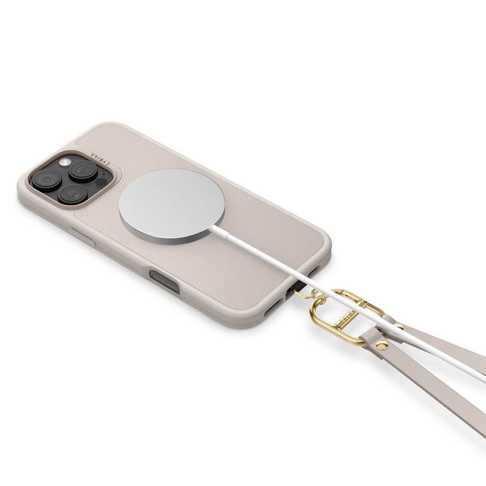 Spigen Cyrill Kajuk Classic Charm Mag MagSafe - dėklas skirtas Apple iPhone 16 Pro Max Kreminis