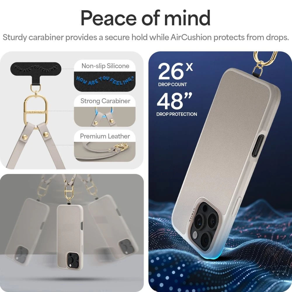 Spigen Cyrill Kajuk Classic Charm Mag MagSafe - dėklas skirtas Apple iPhone 16 Pro Max Kreminis
