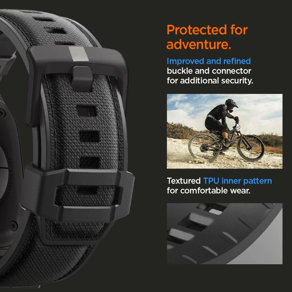 „Spigen DuraPro Armor®“ apyrankė, skirta „Apple Watch 44/45/46/49 mm“ (juodas leidimas)