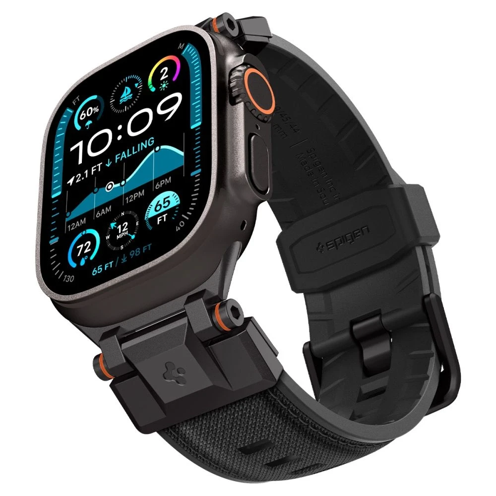 „Spigen DuraPro Armor®“ apyrankė, skirta „Apple Watch 44/45/46/49 mm“ (juodas leidimas)