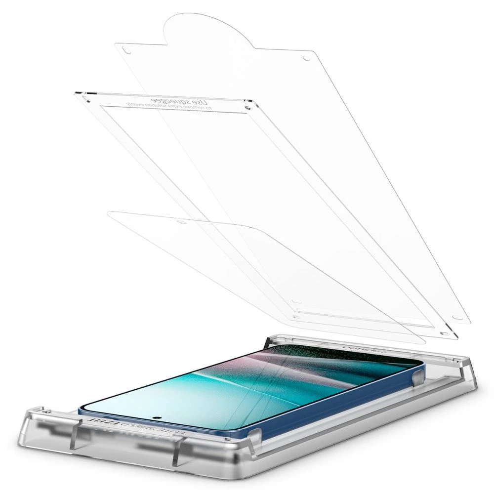 Spigen ELITE SHIELD EZ FIT Hybrid Glass Samsung Galaxy S25 – Transparent