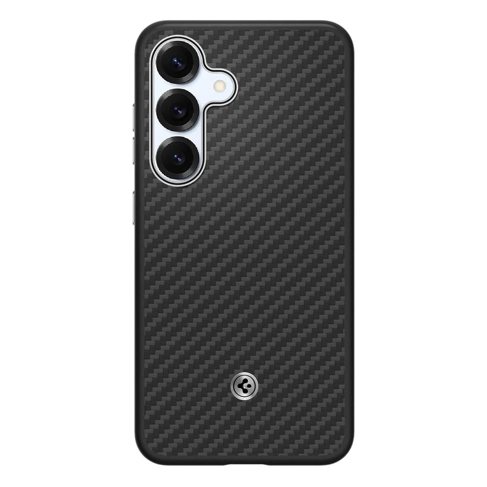 Samsung Spigen Enzo Aramid Magnet Galaxy S25 Plus dėklas telefonui juodos spalvos