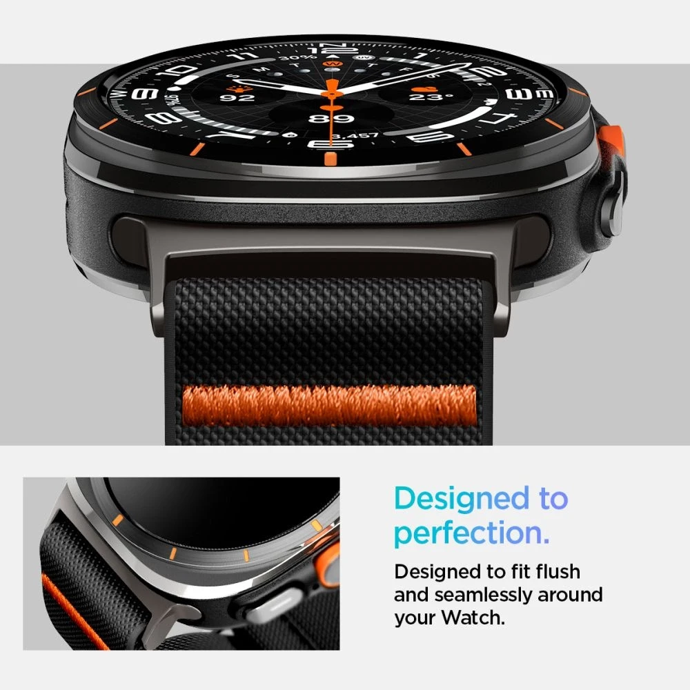 Apyrankė Samsung Galaxy Watch Ultra (47mm) Spigen Fit Lite juodos spalvos