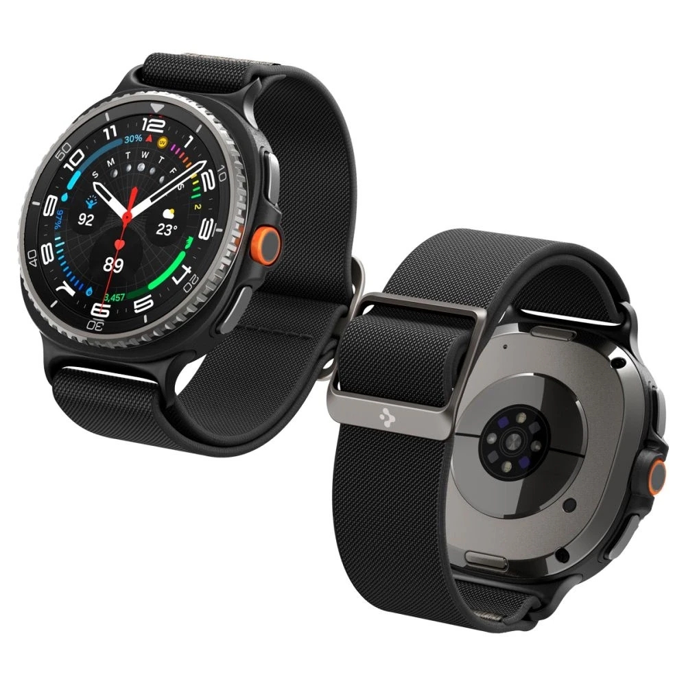 Spigen Lite Fit Band, juodas - Galaxy Watch 8 46mm/44mm/40mm
