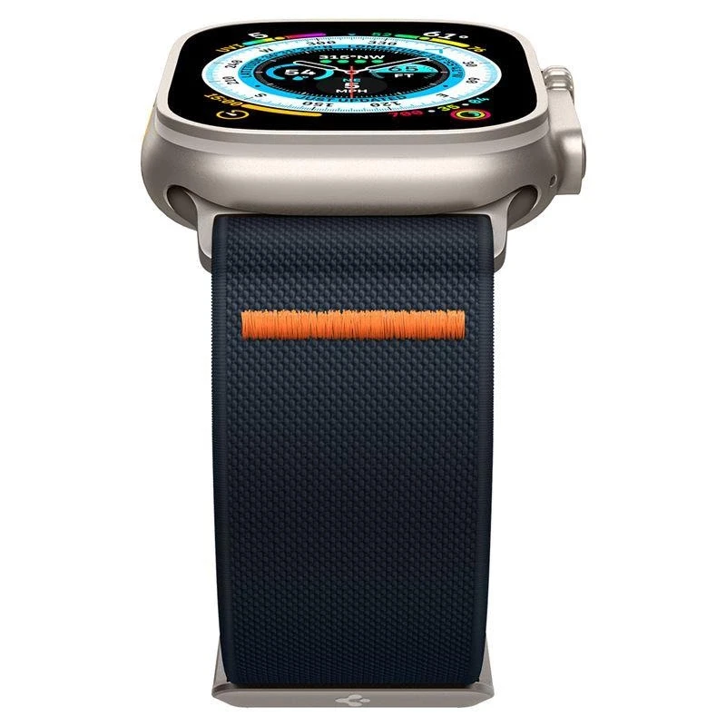 Spigen Fit Lite Ultra Apple Watch 4 / 5 / 6 / 7 / 8 / 9 / SE / Ultra (42 / 44 / 45 / 49 mm) mėlynos spalvos