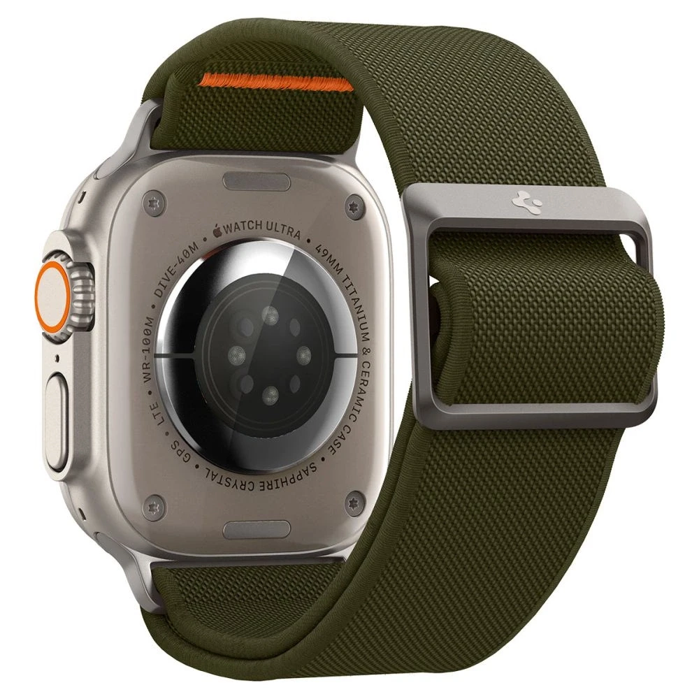 Dėklas „Spigen Fit Lite Ultra®“ dirželis, skirtas „Apple Watch 42/44/45/49 mm“ (chaki spalvos)