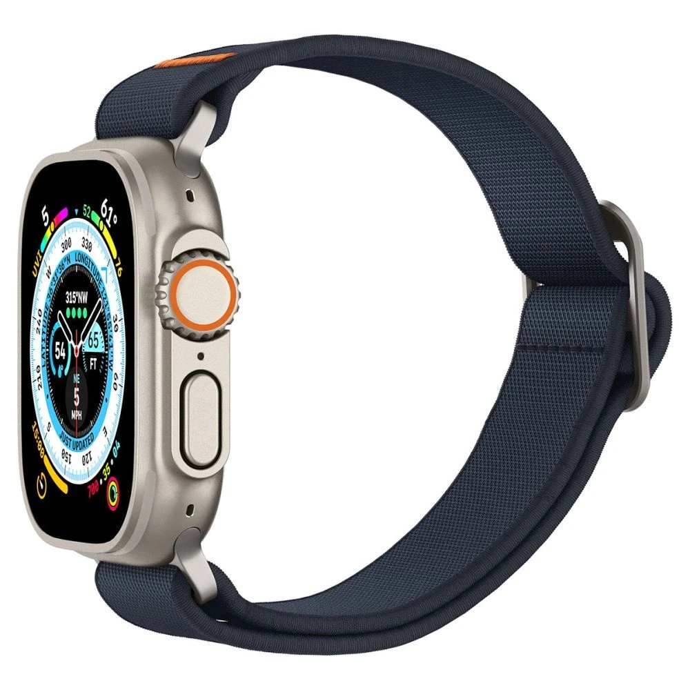 Spigen Fit Lite Ultra Apple Watch 4 / 5 / 6 / 7 / 8 / 9 / SE / Ultra (42 / 44 / 45 / 49 mm) mėlynos spalvos