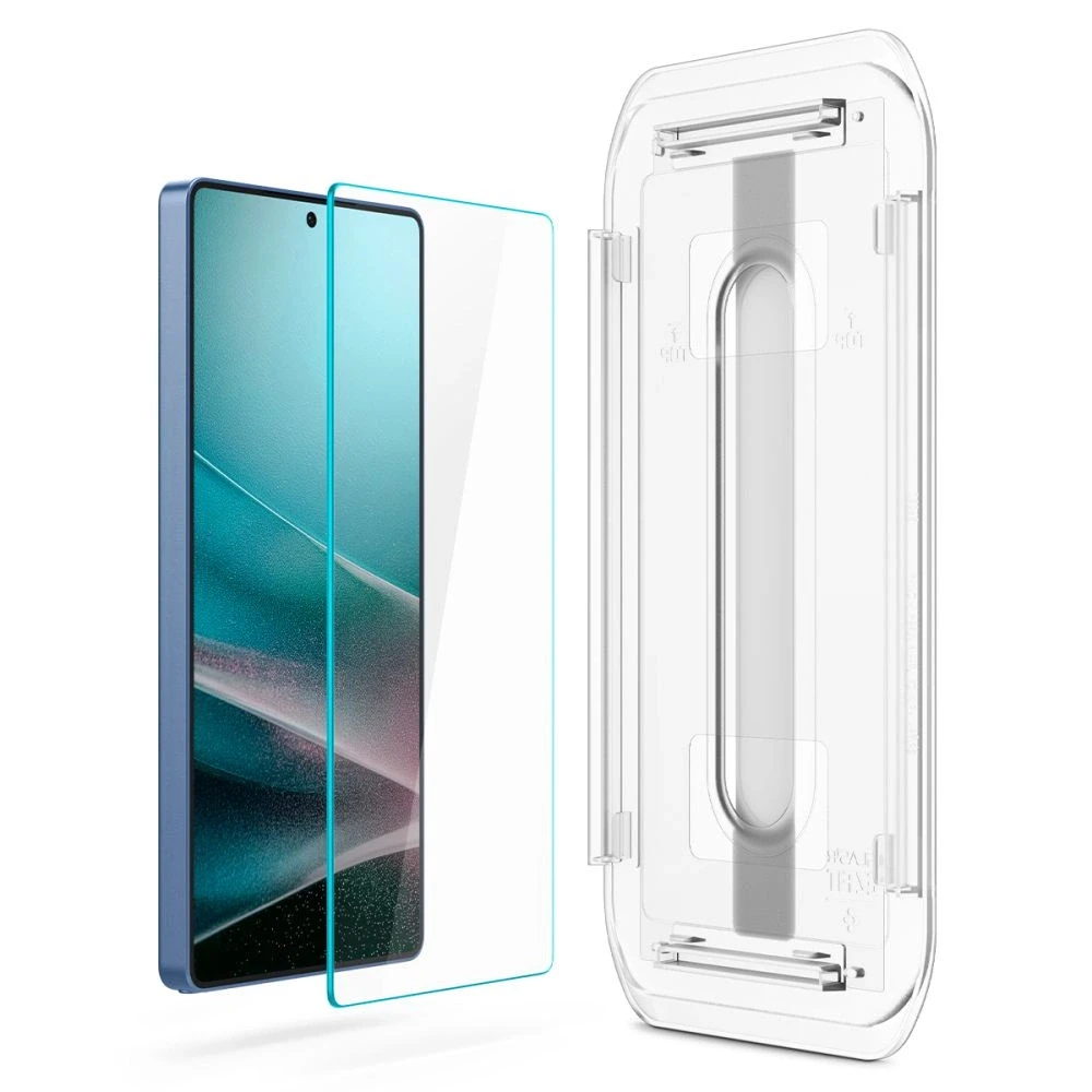 Spigen apsauginis stiklas GLAS.TR”EZ FIT” HD 2-pack skirtas Samsung Galaxy S25 Ultra transparent