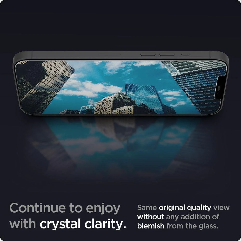 Spigen Glass tR EZ Fit Transparency Sensor Open 2 Pack – iPhone 16e/14/13/13 Pro