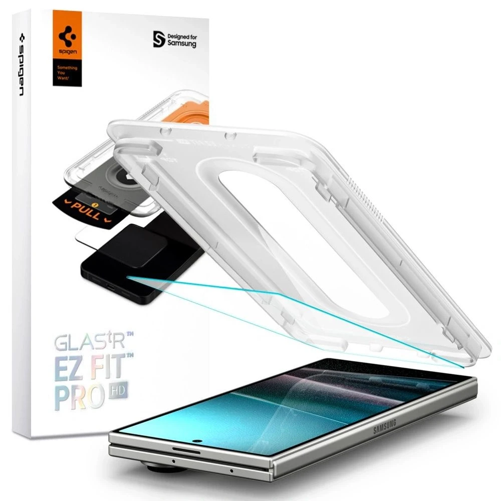 „Spigen Glas.TR EZ FIT Pro“ HD Galaxy Z Fold 7 skaidrus