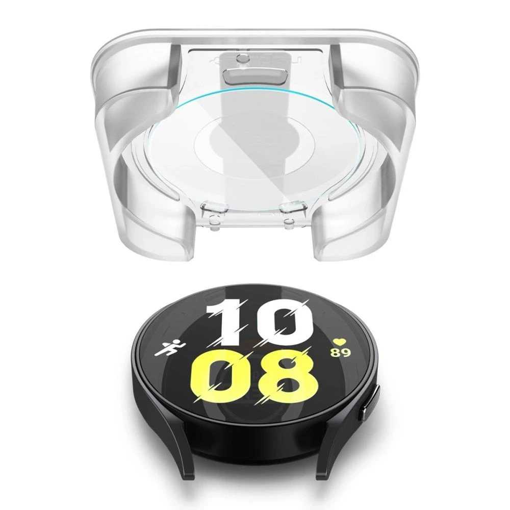 „Spigen GLAS.TR EZ FIT 2“ grūdintas stiklas, skirtas „Samsung Galaxy Watch 6“ 44 mm (2 vnt.)