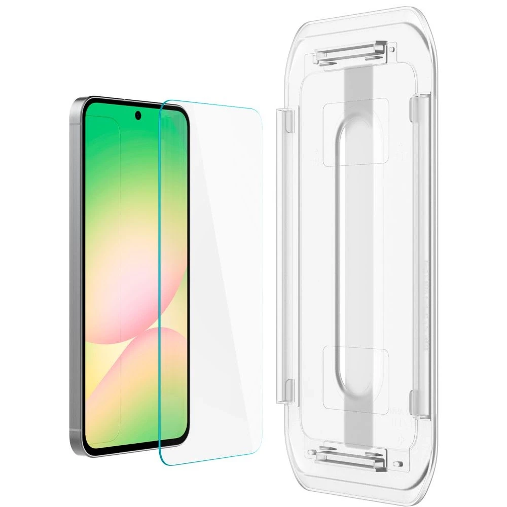 Apsauginis stiklas Samsung Galaxy S24 FE Spigen Glas.tr „EZ Fit” 2 vnt. Clear