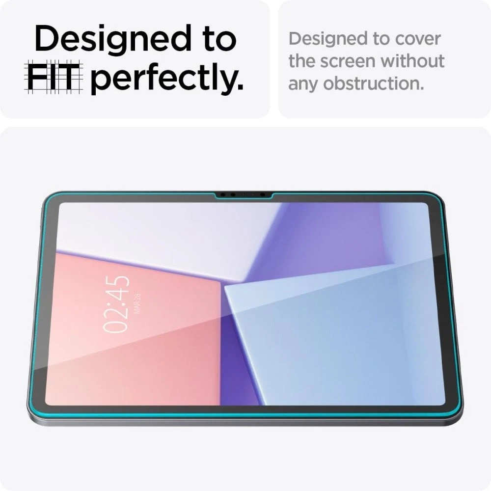 Spigen GLAS.TR EZ FIT – Apsauginis stiklas skirtas Apple iPad Air 13 M3 2025 / M2 2024 Transparent