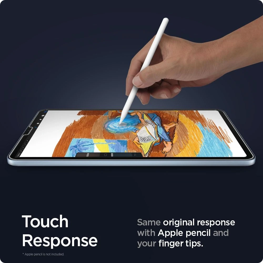 Ekrano apsauga Spigen „EZ FIT” Apple iPad Air 4 / 5 / Apple iPad Pro 11 skaidrus
