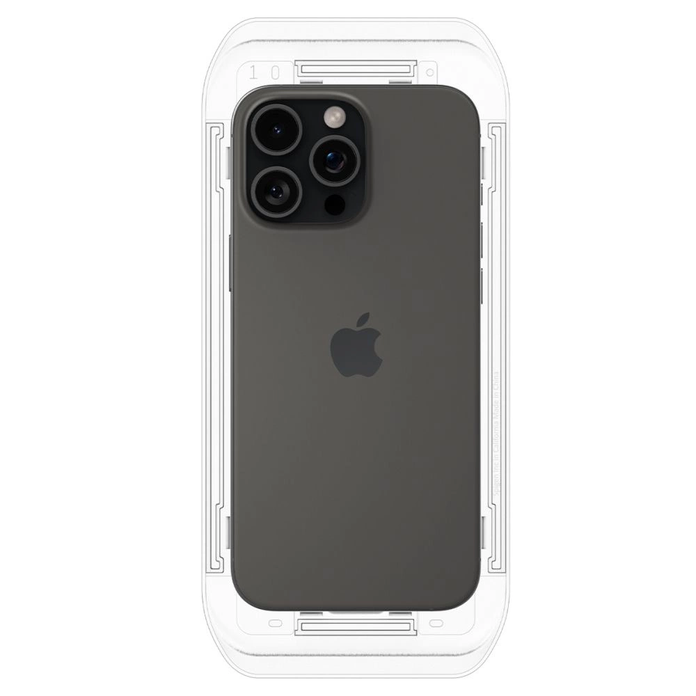 „Spigen Glass tR EZ Fit HD“ 1 vnt., skaidrus – „Apple iPhone 16 Pro Max“