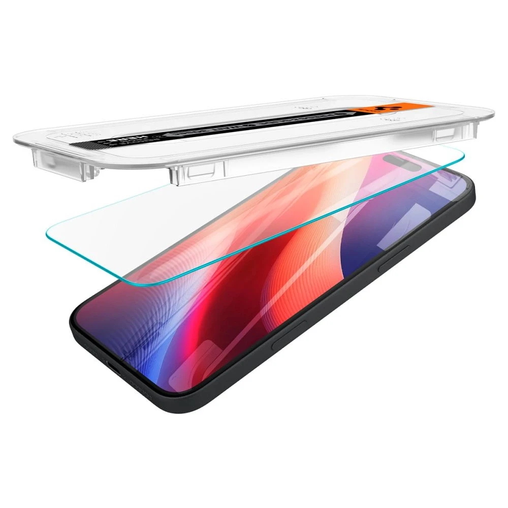 Spigen grūdintas stiklas GLAS.TR EZ FIT 2-PACK skirtas iPhone 15 6,1 Clear