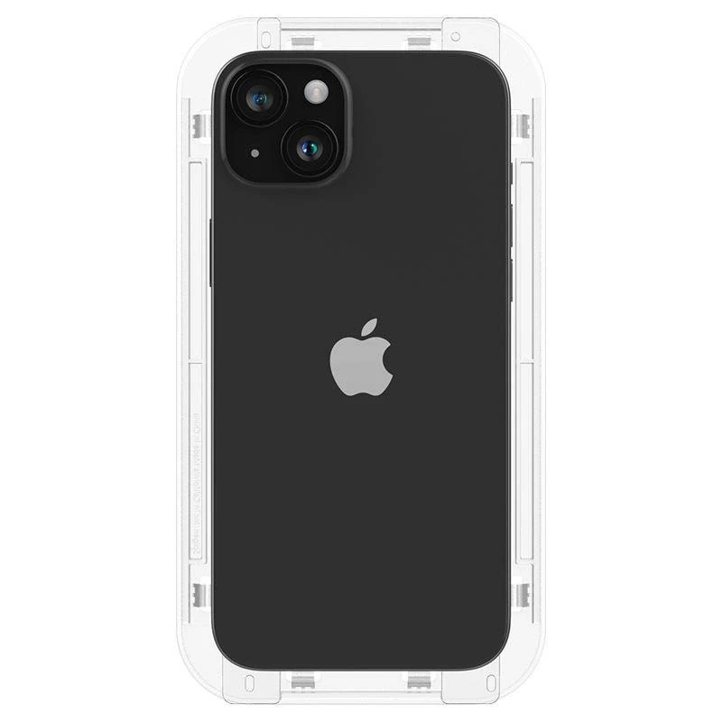 Apsauginis stiklas Spigen GLAS.TR „EZ FIT” 2-PACK Apple iPhone 15 PLUS CLEAR