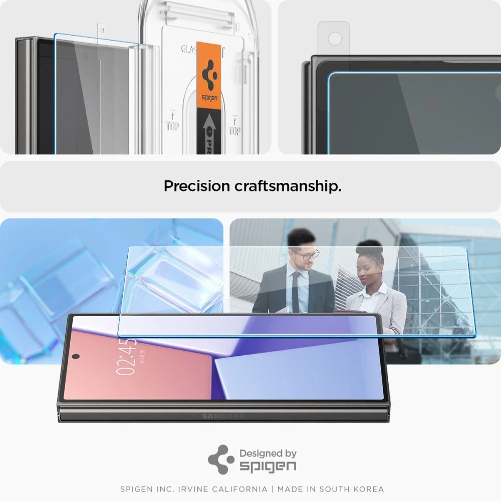 Spigen Glas.TR EZ Fit 2 vnt. – Apsauginis stiklas skirtas Samsung Galaxy Z Fold 6 (2 pieces)