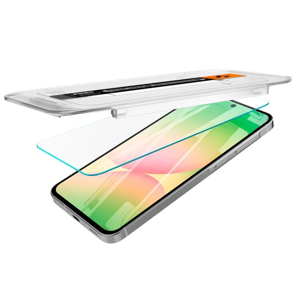 Apsauginis stiklas Samsung Galaxy S24 FE Spigen Glas.tr „EZ Fit” 2 vnt. Clear