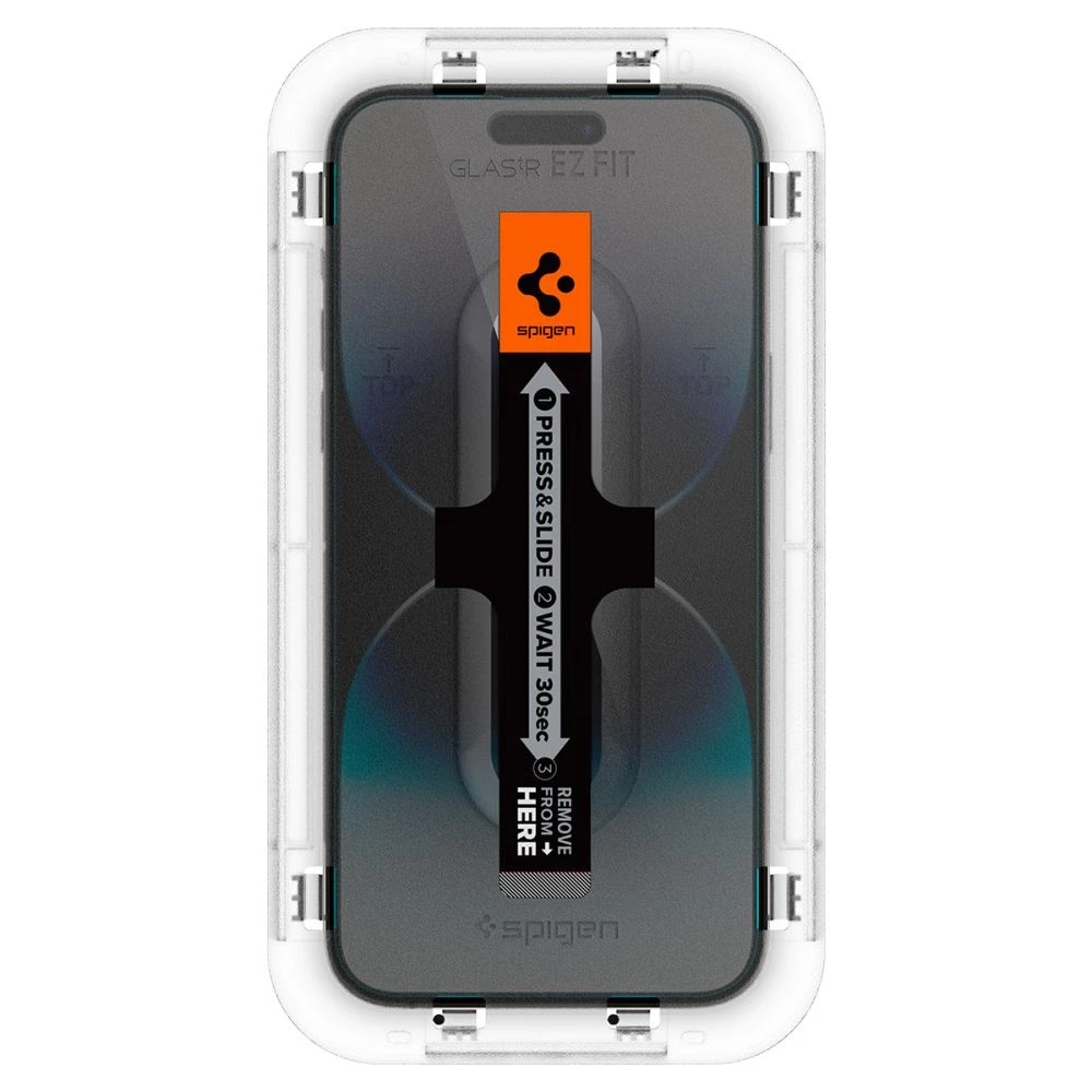 SPIGEN GLAS.TR "GRŪDINTAS STIKLAS EZ FIT" 2 PAKUOTĖS IPHONE 14 PRO CLEAR