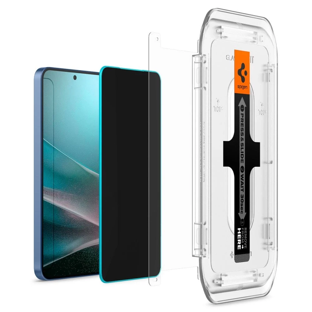 Apsauginis stiklas su privatumo filtru Spigen Glas.TR EZ FIT HD Privacy Samsung Galaxy S24 Plus 2vnt