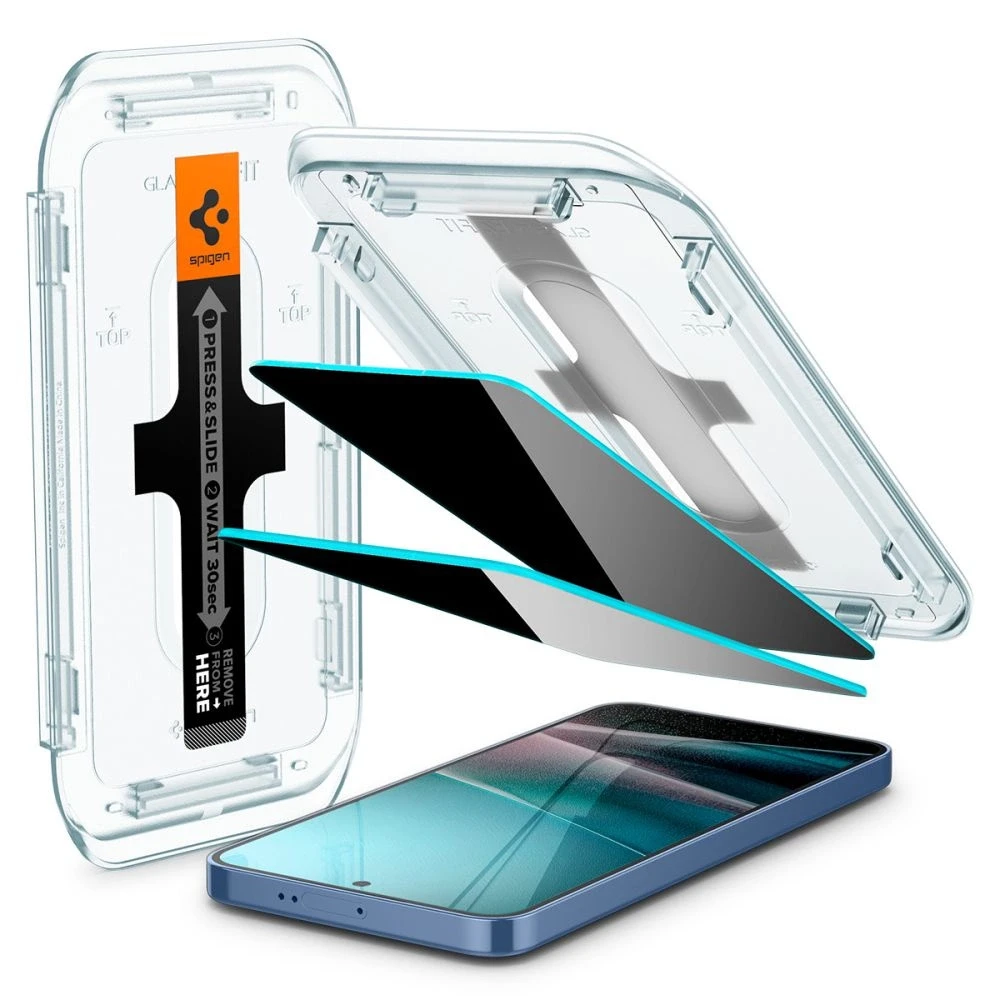 Apsauginis stiklas su privatumo filtru Spigen Glas.TR EZ FIT HD Privacy Samsung Galaxy S24 Plus 2vnt